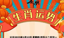 秦阳明每日生肖运势2023年1月11日