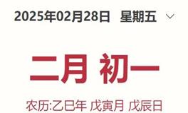 每日生肖运势2025年2月28日（二月初一）